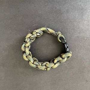 Paracord Bracelet Desert Camo w/ Buckle 8” - 8’ Of 550 Paracord - Made In USA -